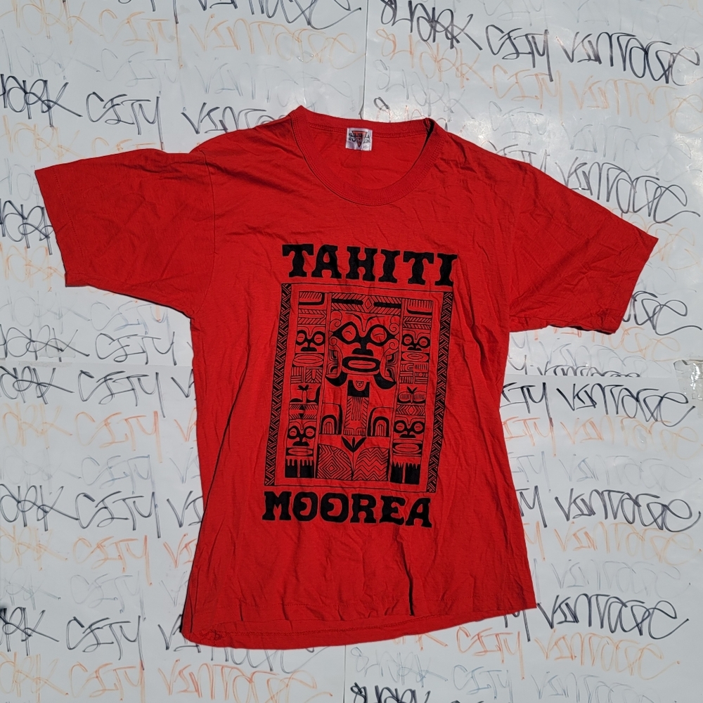 Vintage Single Stiched Samoan T Shirt XL